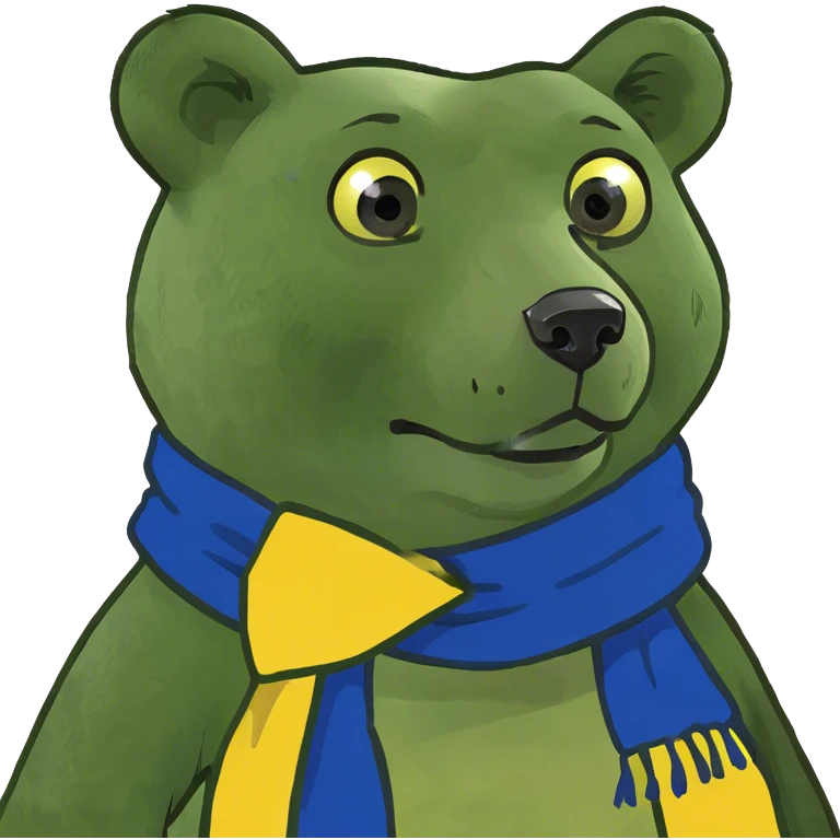 Yellow bear emoji