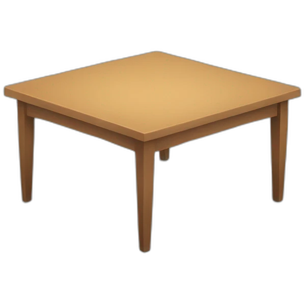 Une table emoji