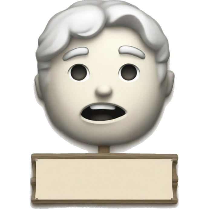 message board icon, no emoji (design texture feeling) emoji