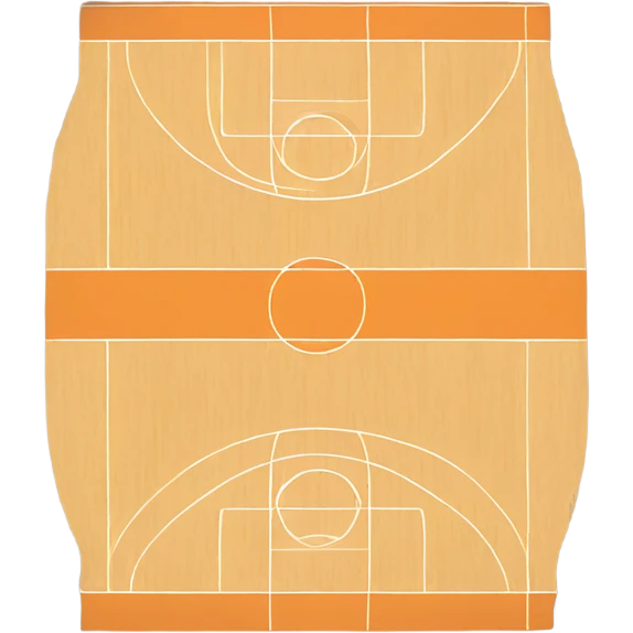 Basketball court emoji