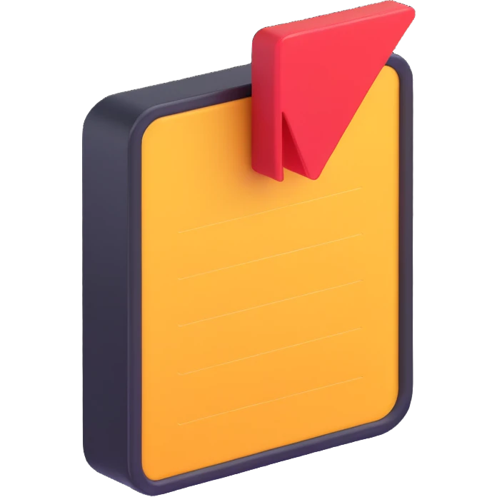 checkbox icon, 3D style, no text emoji