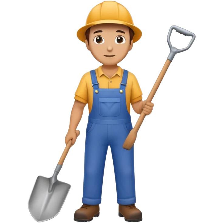 gardener with a shovel emoji