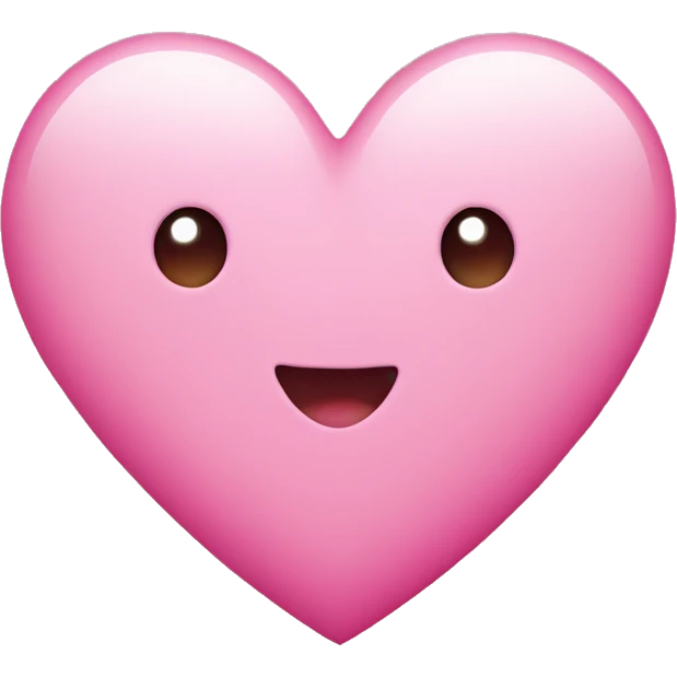 Pink heart  emoji