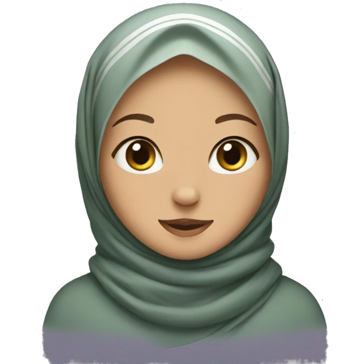 Cat wearing hijab  emoji