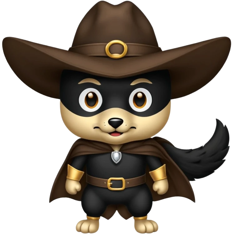 zorro mascota sosteniendo un neumático emoji