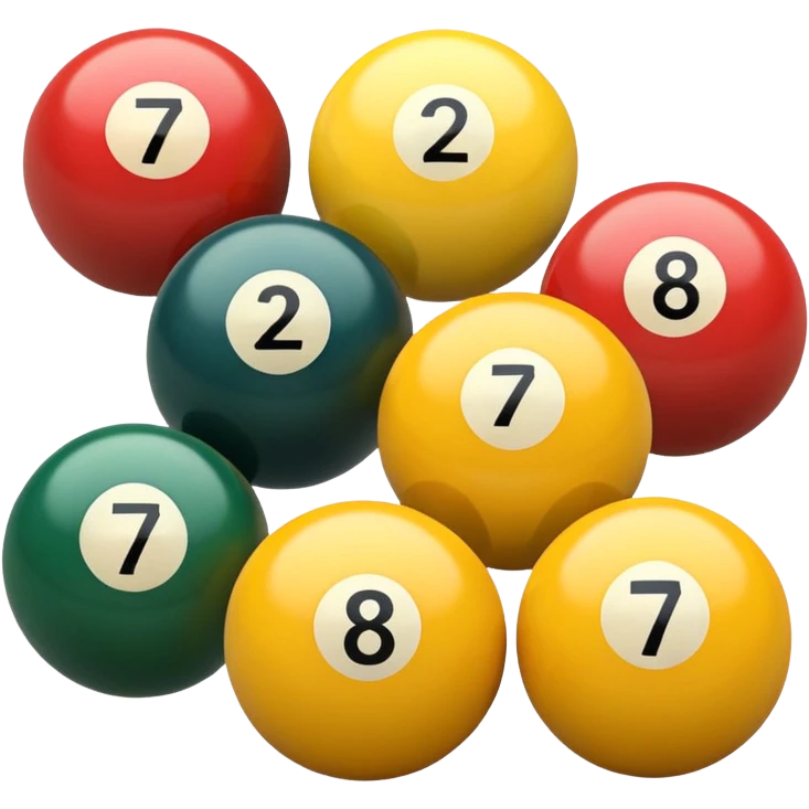 7 numbered billiard ball  emoji
