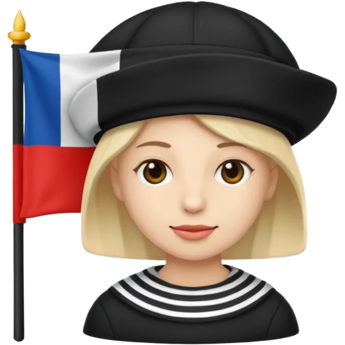 Emoji hermine du drapeau breton. Ne modifie par le design, je veux juste l'hermine en noir. Je te parle du petit symbole, livre le moi en style graphique  emoji