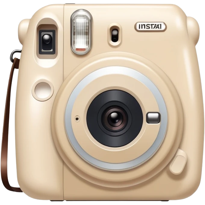 Pale beige instax  emoji