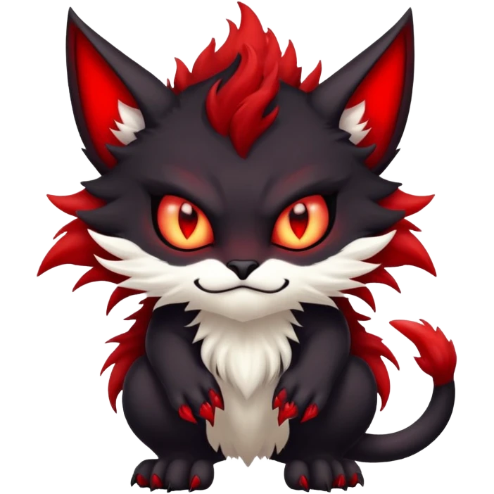 Meowster-Demon-Fakémon-Vernid-Fionbri-hybrid-creature emoji