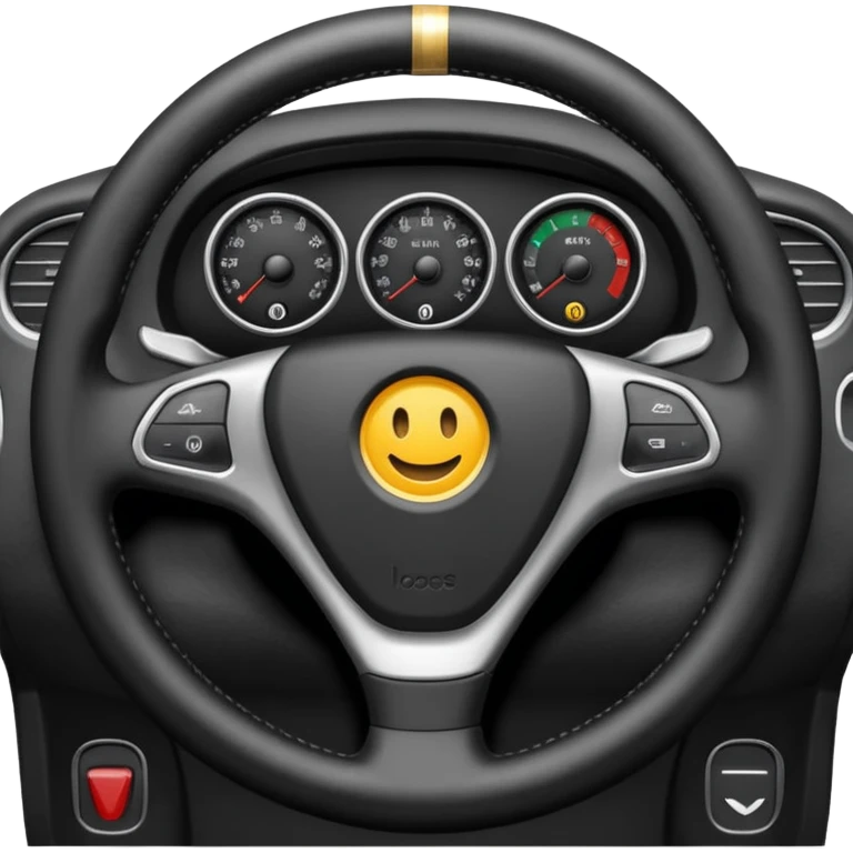 steering wheel emoji