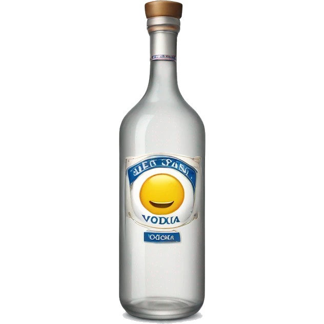 Vodka bottle emoji