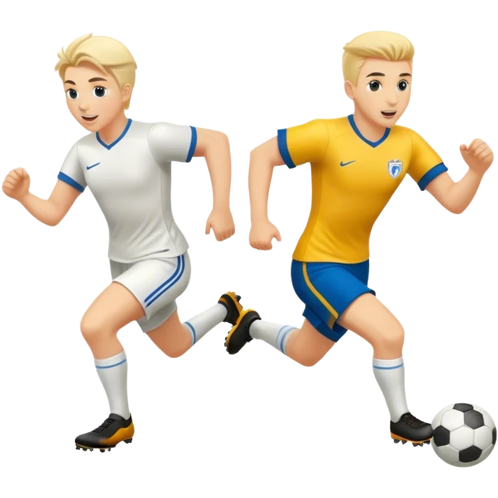soccer players sprinting emoji