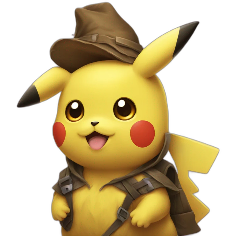 Pikachu halloween emoji