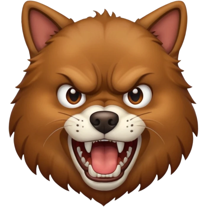 dog angry emoji