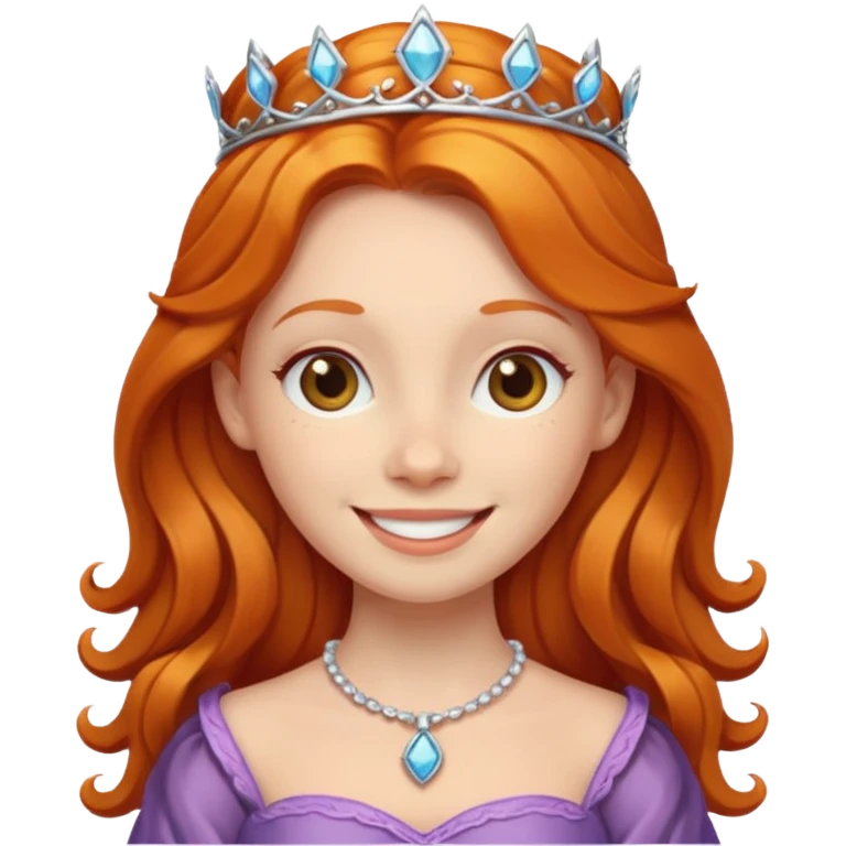 ginger princess - like the blonde princess emoji emoji