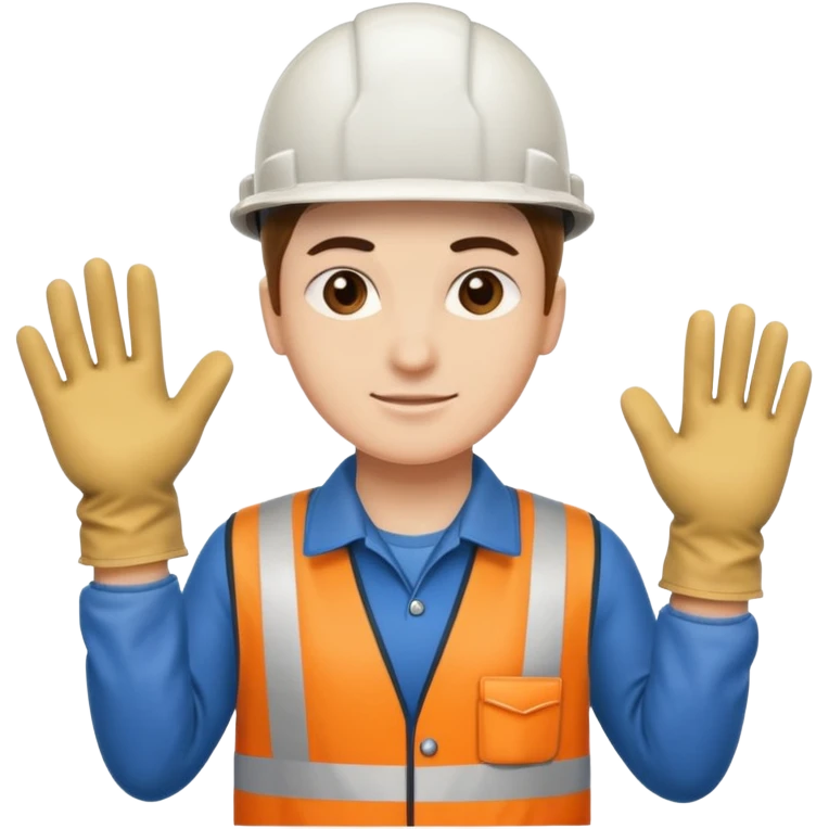 Stair Spotter + gloves, Apartment Movers. emoji