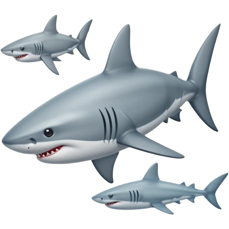 shark wearing shoes emoji