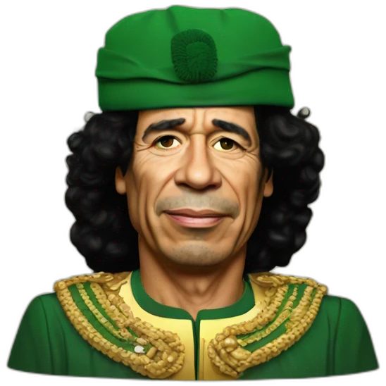 muammar gaddafi emoji
