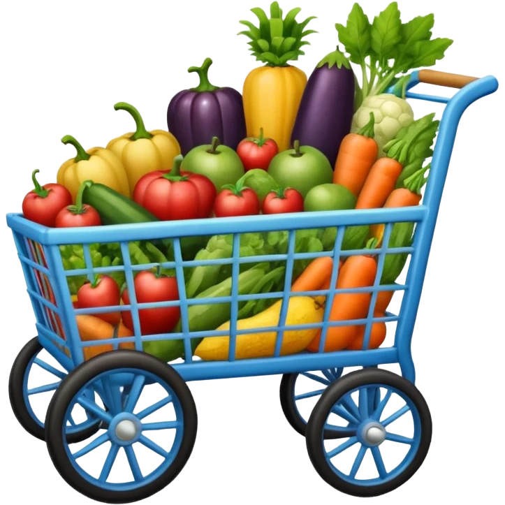 ichimlilar ortilgan arava  emoji