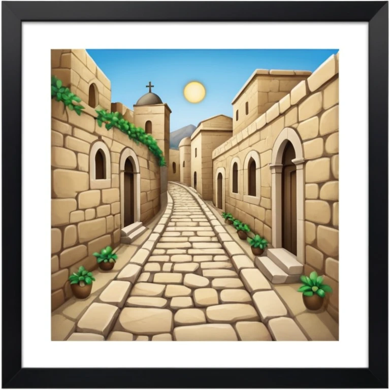 Via Dolorosa the place that Jesus walked emoji