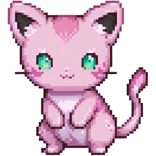 cute pink Mew Pokemon emoji