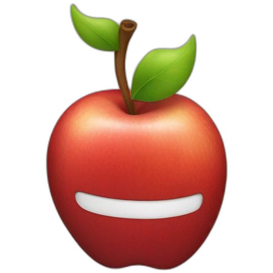 le logo Apple emoji