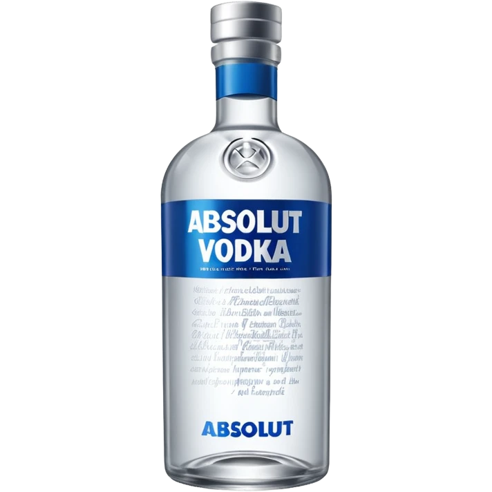 absolut vodka bottle emoji