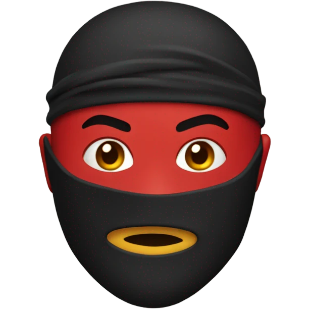 Ninja rojo  emoji