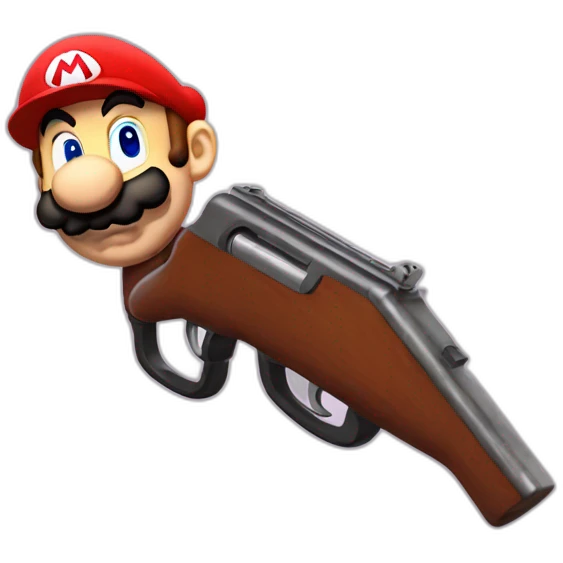 mario shotgun emoji