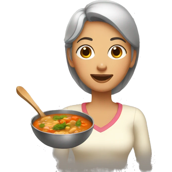 Mom giving sambar emoji