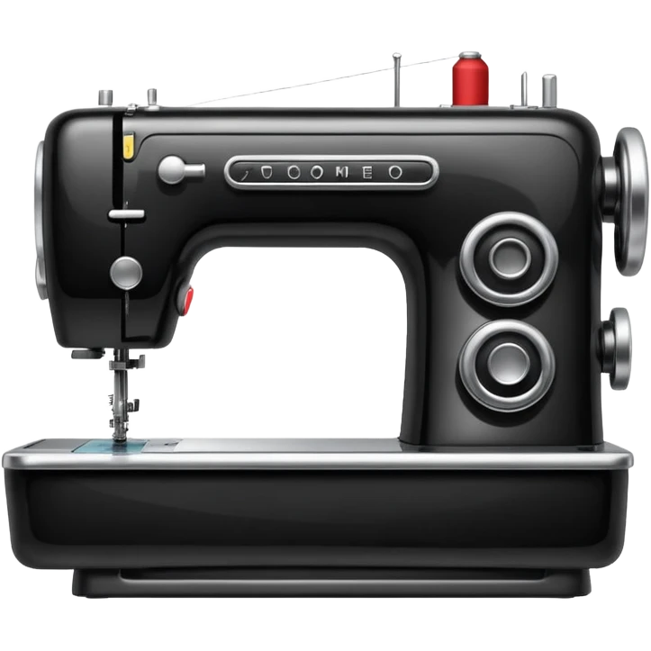 contemporary sewing machine emoji