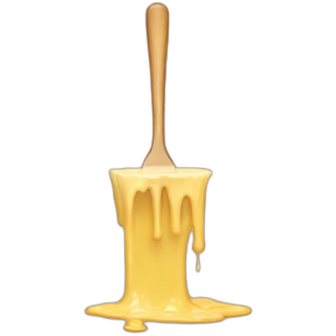 Melting stick of butter emoji