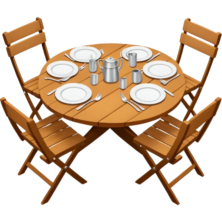 outdoor dinner table  emoji
