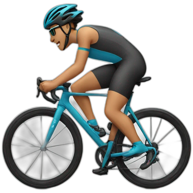Ciclista loco emoji
