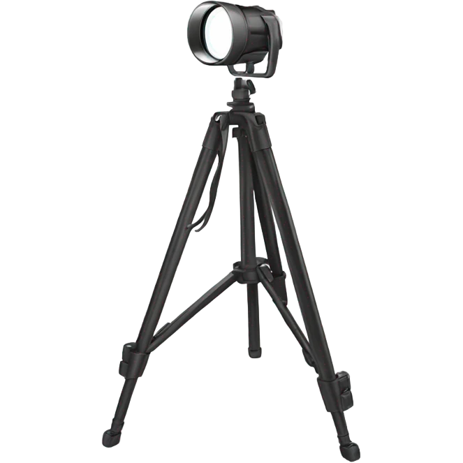 tripod with ringlight emoji