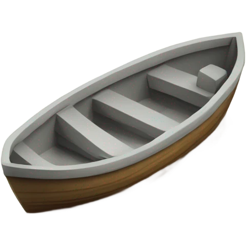 Sea with small boat  emoji