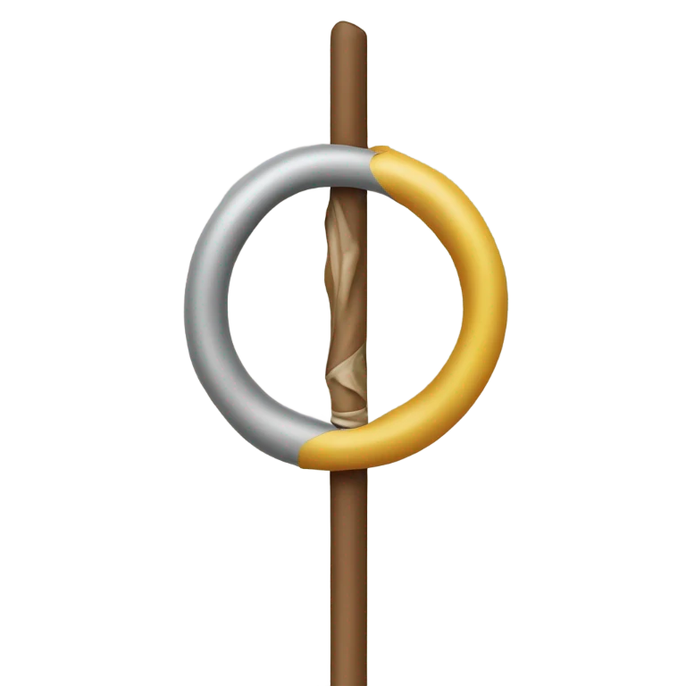 Un bâton dans un trou  emoji