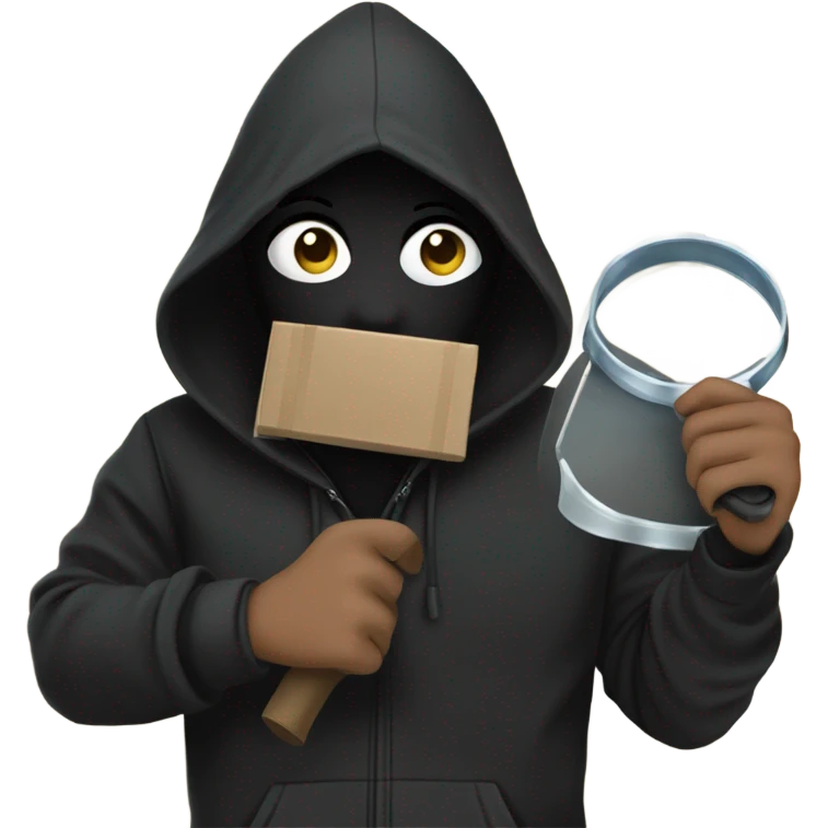 Burglar  in a luple emoji