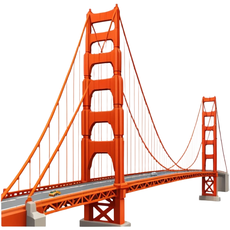 Golden Gate Bridge San Francisco  emoji
