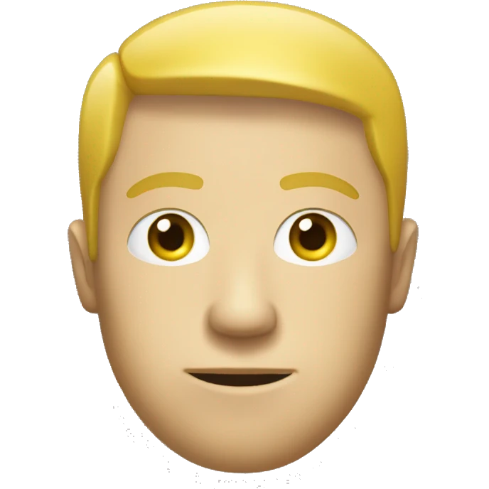 a white yellow guy with an xbox controller in his face  emoji