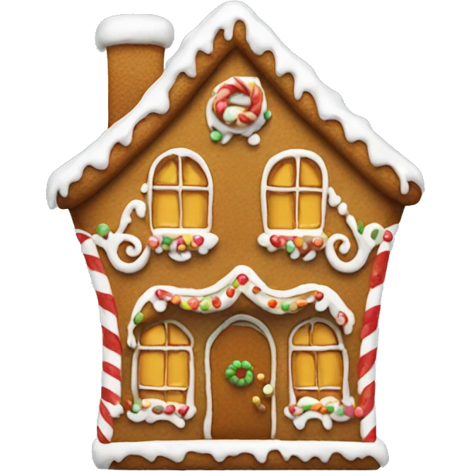 Ginger bread house  emoji