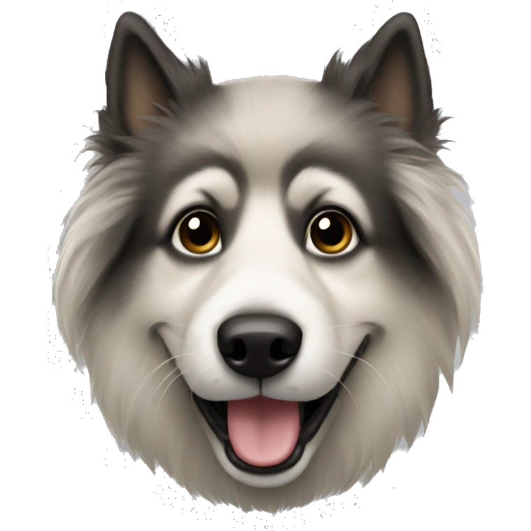 Keeshound  emoji