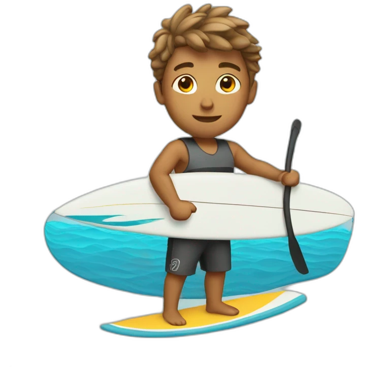 Windsurfer boy emoji