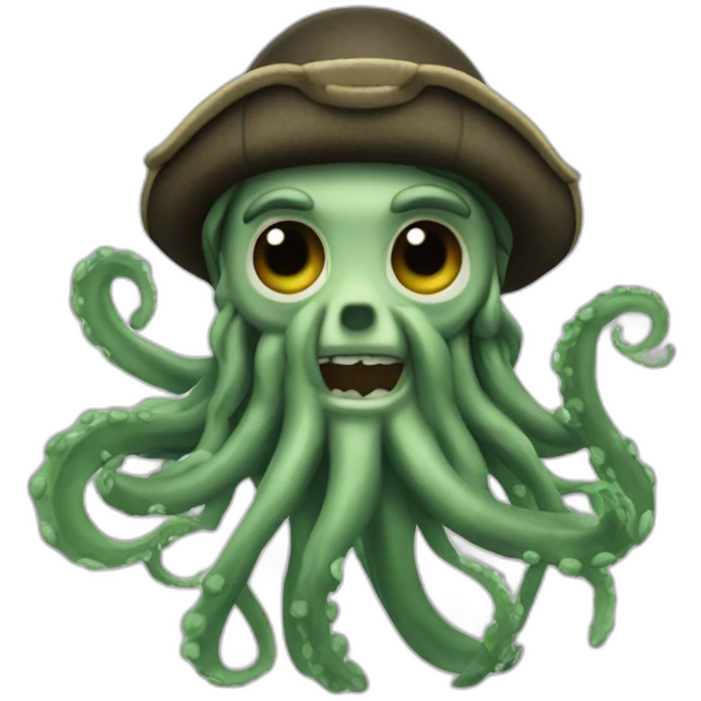 Davy Jones with tentacles emoji