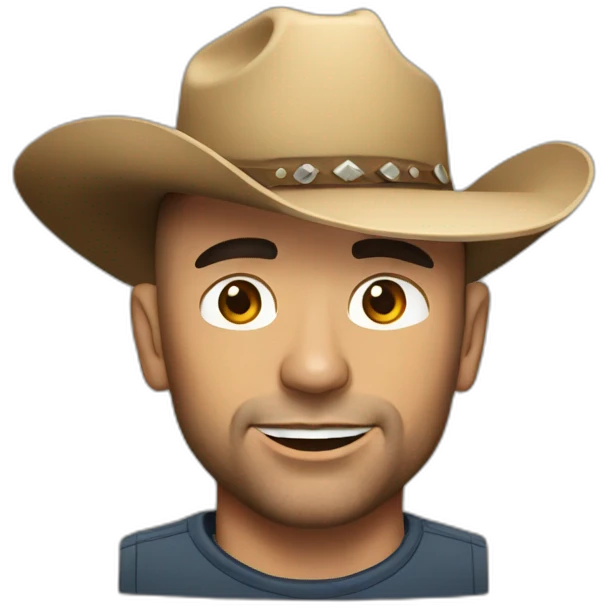 Joe Rogan with a cowboy hat  emoji