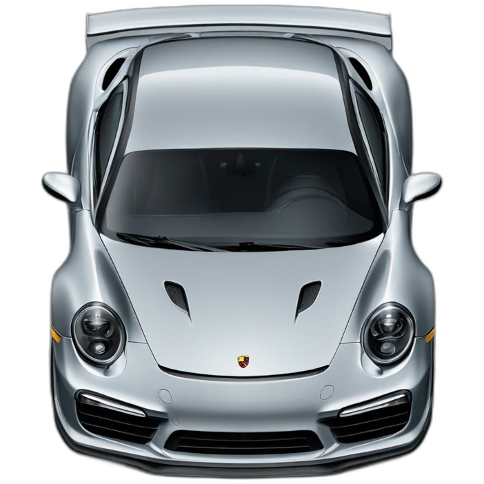 Porsche 911 turbo S de frente emoji