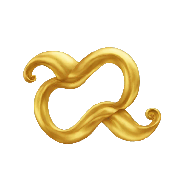 infinito dorado emoji