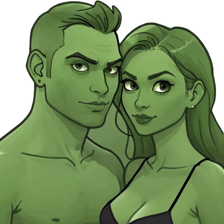 Sexy couple together  emoji