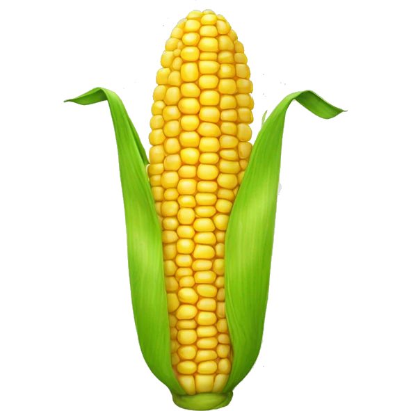 corn with a face emoji