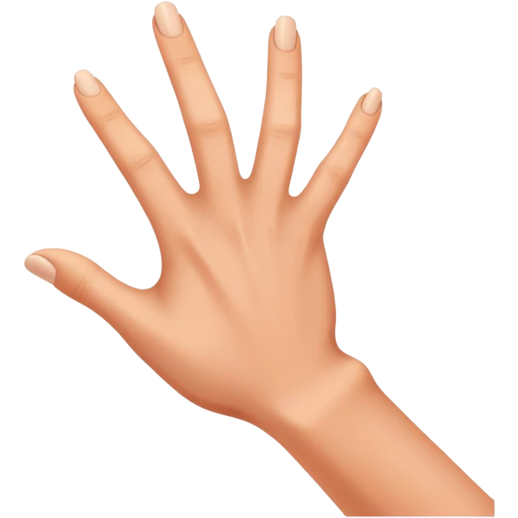 Hand in … emoji